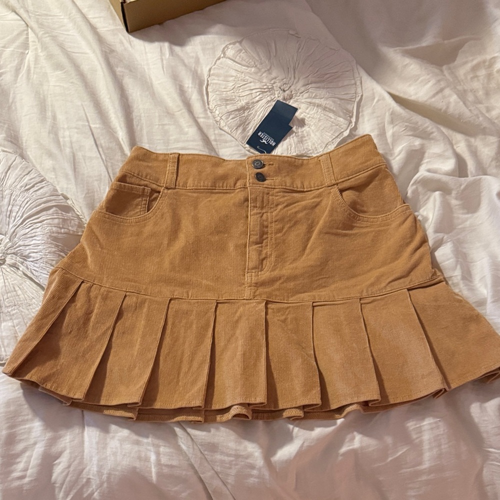 Hollister Camel Mini Skirt